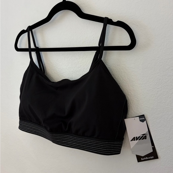 NWT Avia Black Sports Bra Size XXXL - Picture 2 of 6